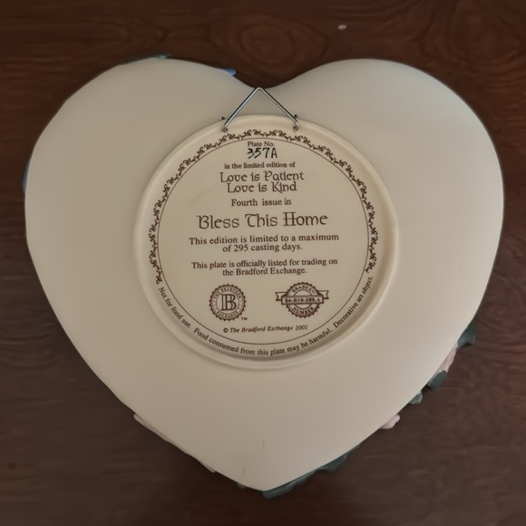 Bradford Exchange Love is Patient Live is Kind Plate 357 - Picture 2 of 3